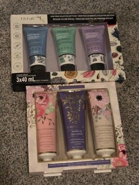 Hand Cream Gift Sets Two Lots Of 3 ( 6 Total ) Florals & Soothing